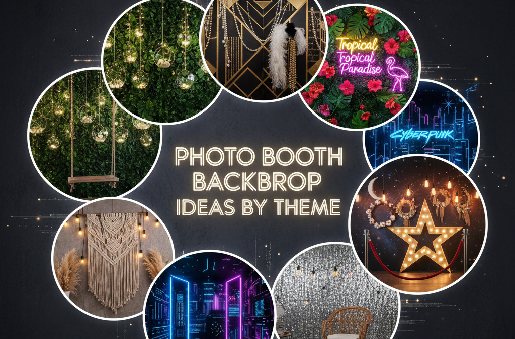 8 Stunning Photo Booth Backdrop Ideas for Weddings & Parties
