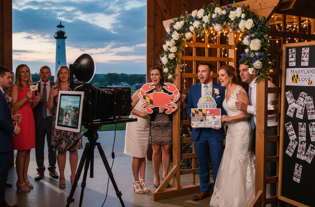 10 Unique Ideas for Using a Wedding Photo Booth Rental Maryland